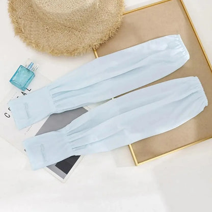 Summer Loose Sunscreen Driving Ice Silk Sleeve Female Long Length UV Protection Arm Arm Glove Sleeves Super Soft Breathable