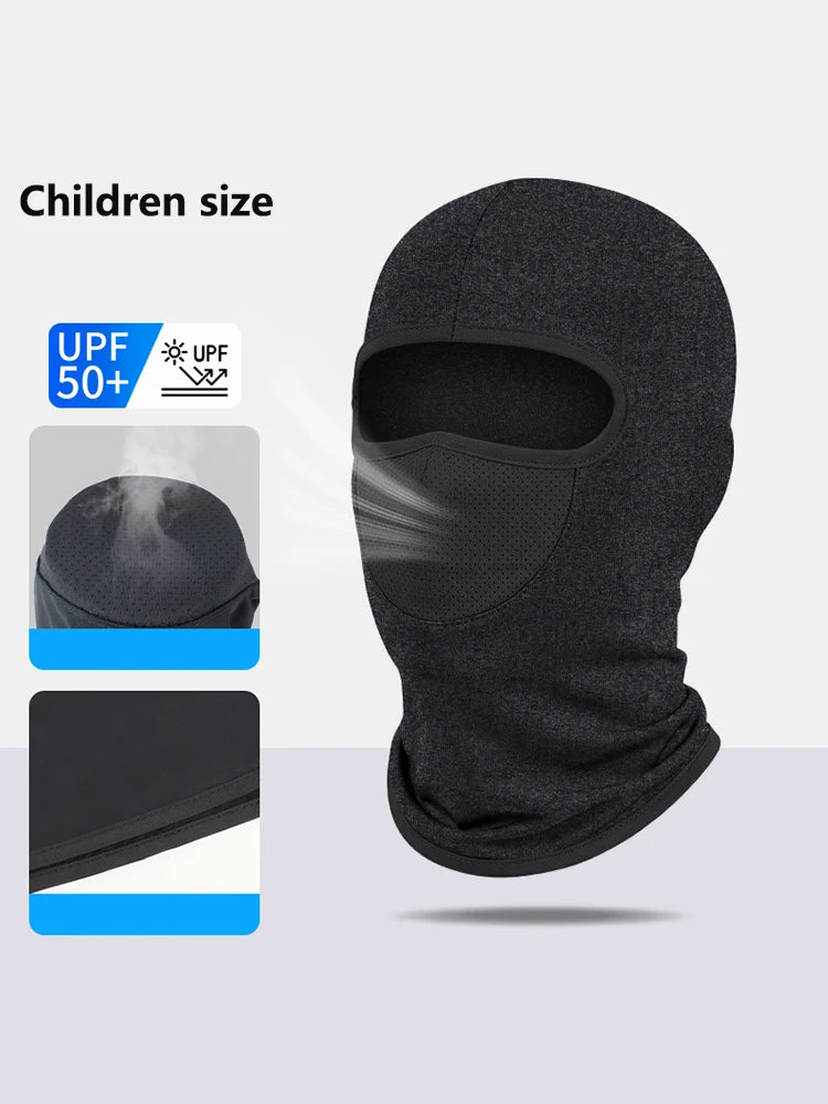 Outdoor Cycling Headband Windproof Sunscreen Face Mask Full Face Men's Motorcycle Sports Neck Protector Ice Silk Neck Cover