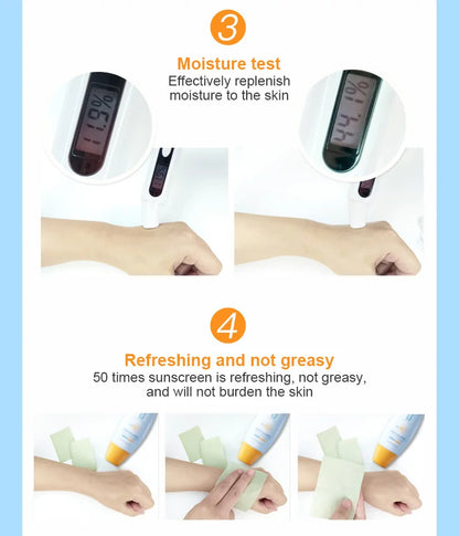 Sunscreen SPF50+ Facial Body Sunscreen Whitening Sun Cream Sunblock Skin Protective Cream Anti-Aging Oil-control Moisturizing