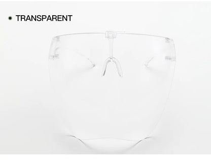 Full Face Sunglasses Mask Women Men Protective Faceshield Glasses Goggles Covered Spherical Lens Anti-Spray Cycling Sunglasses
