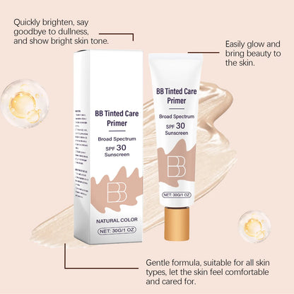 Sunscreen BB Cream Protect Sun Burn Calm Redness Balance Oil Shine Conceal Face Blemish Enhance Skin Barrier Portable Concealer