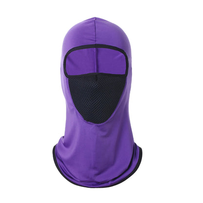 Outdoor Cycling Headband Windproof Sunscreen Face Mask Full Face Men's Motorcycle Sports Neck Protector Ice Silk Neck Cover