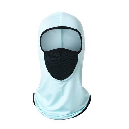 Outdoor Cycling Headband Windproof Sunscreen Face Mask Full Face Men's Motorcycle Sports Neck Protector Ice Silk Neck Cover