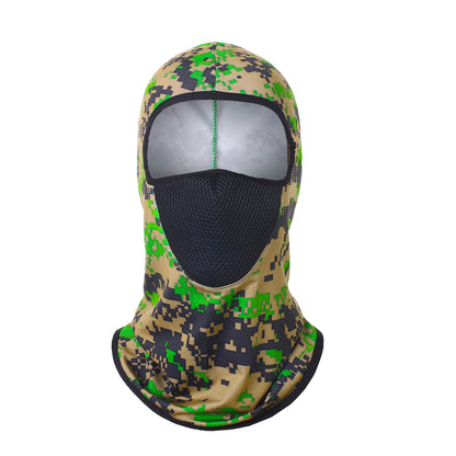 Outdoor Cycling Headband Windproof Sunscreen Face Mask Full Face Men's Motorcycle Sports Neck Protector Ice Silk Neck Cover