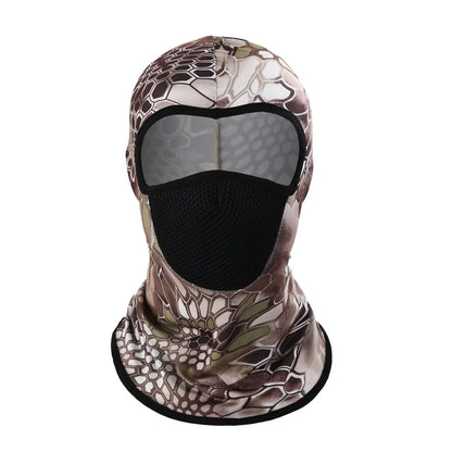 Outdoor Cycling Headband Windproof Sunscreen Face Mask Full Face Men's Motorcycle Sports Neck Protector Ice Silk Neck Cover