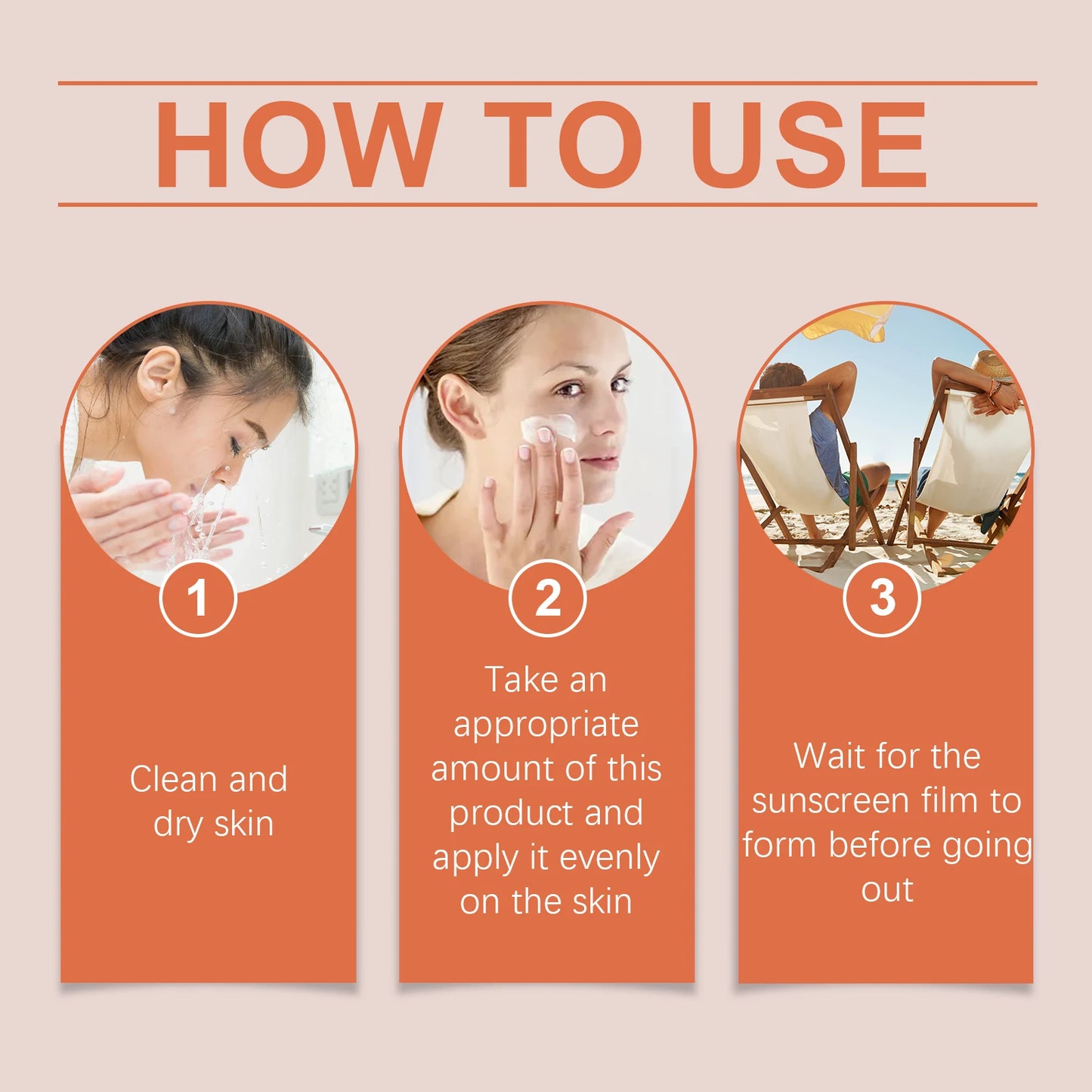 Facial Body Sunscreen UV Protection Waterproof Oil Control Sunblock Moisturizing Brightening Refresh Summer Anti Sunburn Spf30+