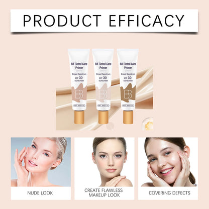 Sunscreen BB Cream Protect Sun Burn Calm Redness Balance Oil Shine Conceal Face Blemish Enhance Skin Barrier Portable Concealer