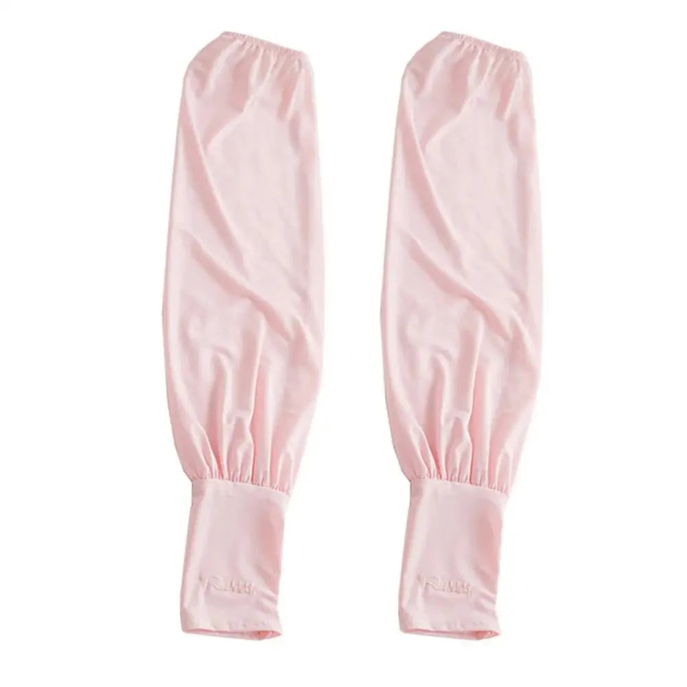 Summer Loose Sunscreen Driving Ice Silk Sleeve Female Long Length UV Protection Arm Arm Glove Sleeves Super Soft Breathable